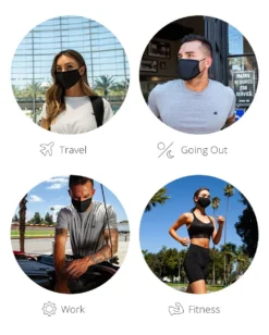 White Label Masks & Bandanas Flower Of Life Face Mask