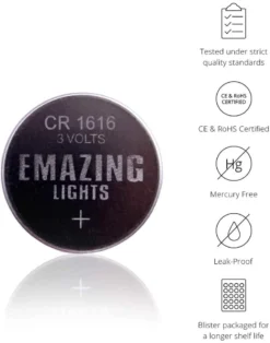EmazingLights Under $10 Deals 1616 Batteries