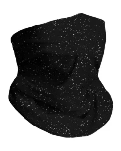 J.S. Industry Corp Paint Splatter Black Seamless Mask Bandana Masks & Bandanas