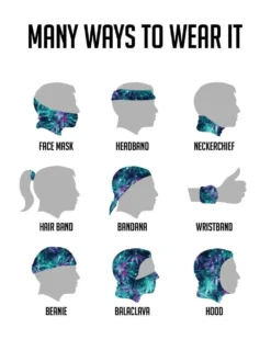 J.S. Industry Corp Sunflower Seamless Mask Bandana Masks & Bandanas