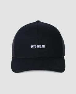 INTO THE AM Basic Label Trucker Hat Hats