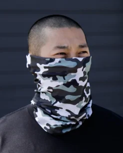 J.S. Industry Corp Masks & Bandanas Black Camo Seamless Mask Bandana