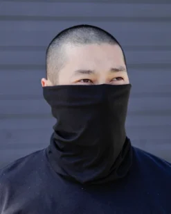 J.S. Industry Corp Masks & Bandanas Black Seamless Mask Bandana