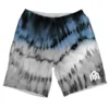 INTO THE AM Blue Tides Tie-Dye Shorts