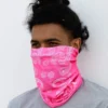 Andrew - Agent Masks & Bandanas Paisley Pink Seamless Mask Bandana