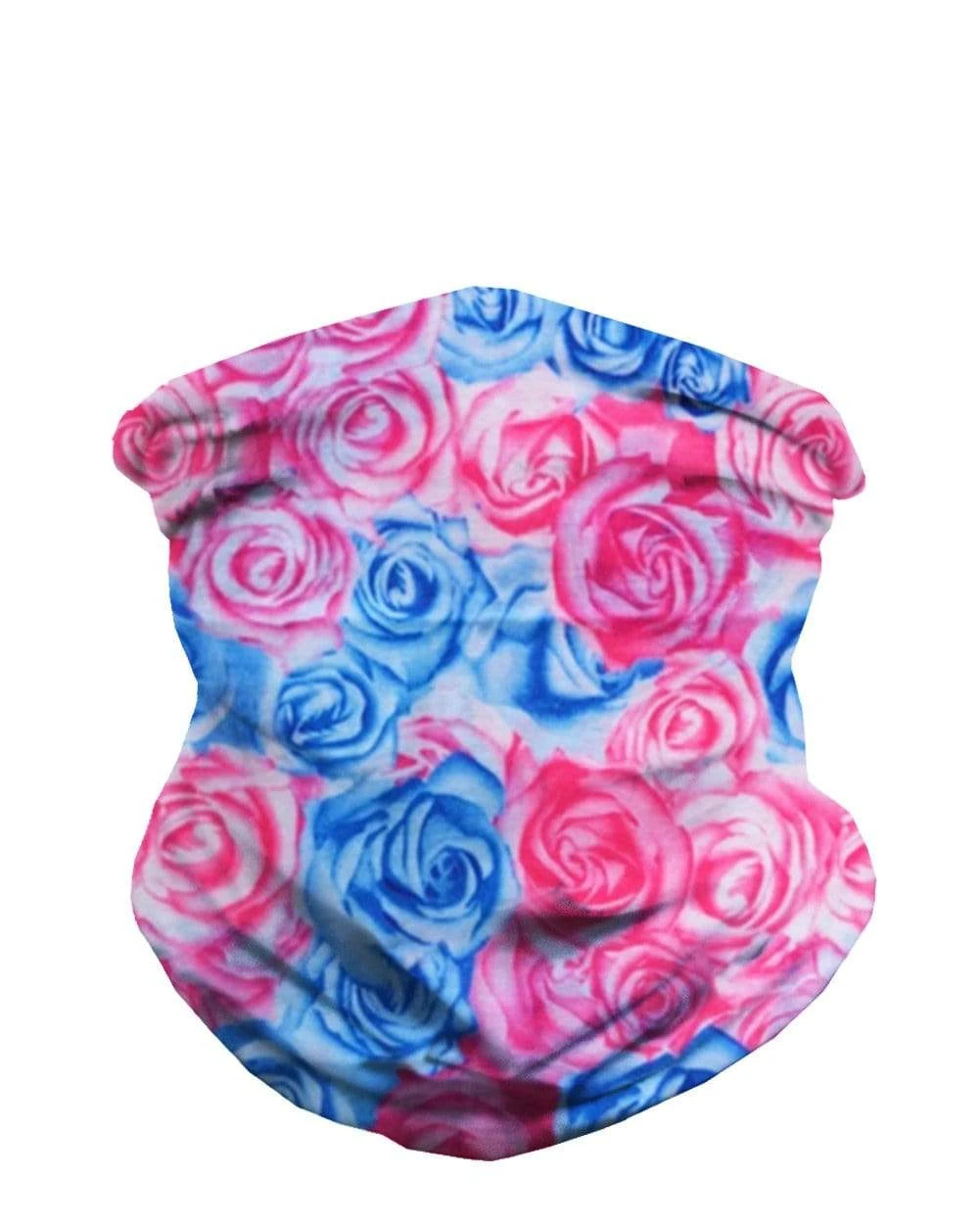 Andrew - Agent Field Of Roses Seamless Mask Bandana - Blue/Pink 4 Andrew - Agent Field Of Roses Seamless Mask Bandana - Blue/Pink