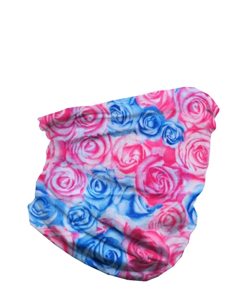 Andrew - Agent Field Of Roses Seamless Mask Bandana - Blue/Pink 5 Andrew - Agent Field Of Roses Seamless Mask Bandana - Blue/Pink