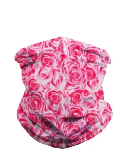 Andrew - Agent Field Of Roses Seamless Mask Bandana - Pink