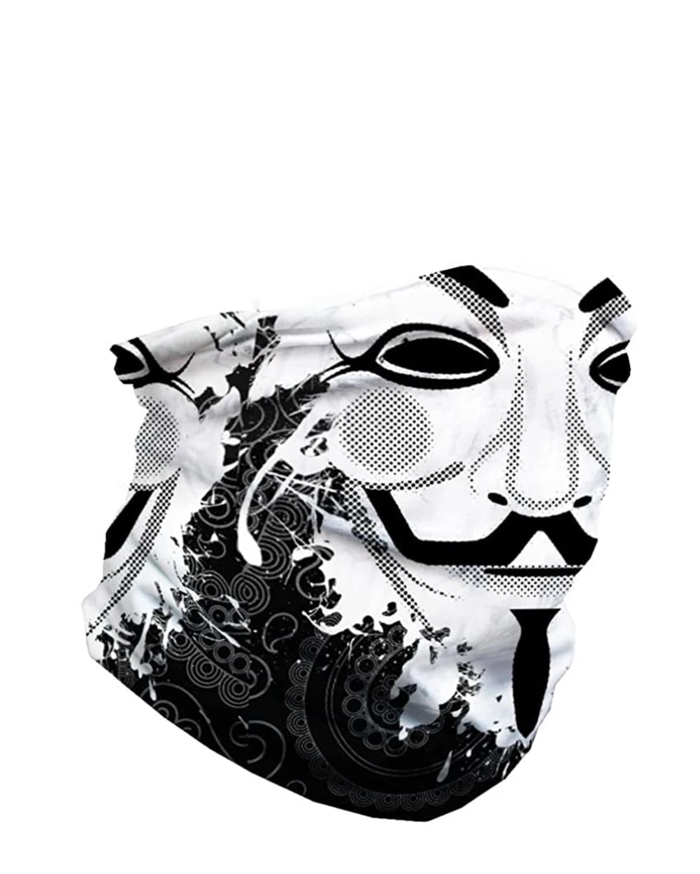 Kimtex Guy Fawkes Seamless Mask Bandana Masks & Bandanas 5 Kimtex Guy Fawkes Seamless Mask Bandana Masks & Bandanas