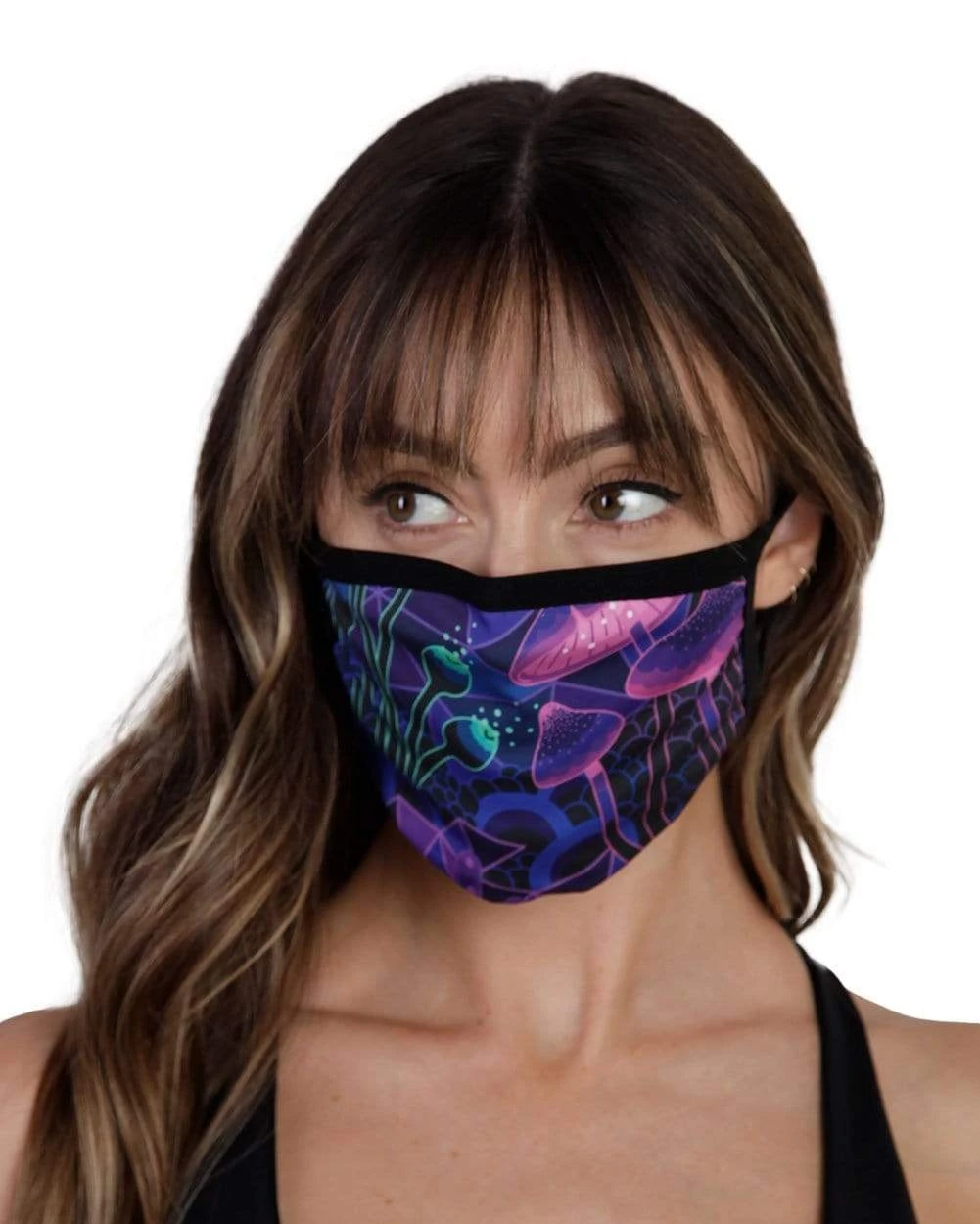 Lyte Couture Dazed Mushroom Face Mask Masks & Bandanas 3 Lyte Couture Dazed Mushroom Face Mask Masks & Bandanas