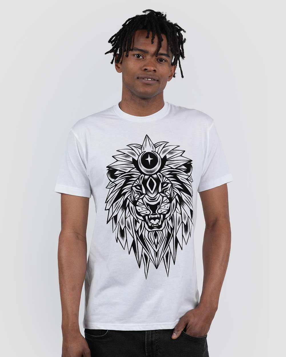 INTO THE AM Lunar Lion Tee T-Shirts & Tanks 4 INTO THE AM Lunar Lion Tee T-Shirts & Tanks