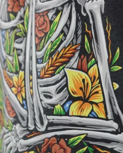 INTO THE AM Skeletal Bloom Tee T-Shirts & Tanks