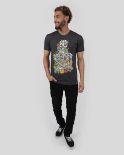 INTO THE AM Skeletal Bloom Tee T-Shirts & Tanks