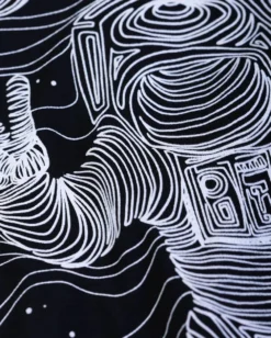 INTO THE AM Space Waves Glow-in-the-Dark Tee