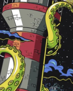 INTO THE AM Midnight Kraken Tee Clearance 10 INTO THE AM Midnight Kraken Tee Clearance