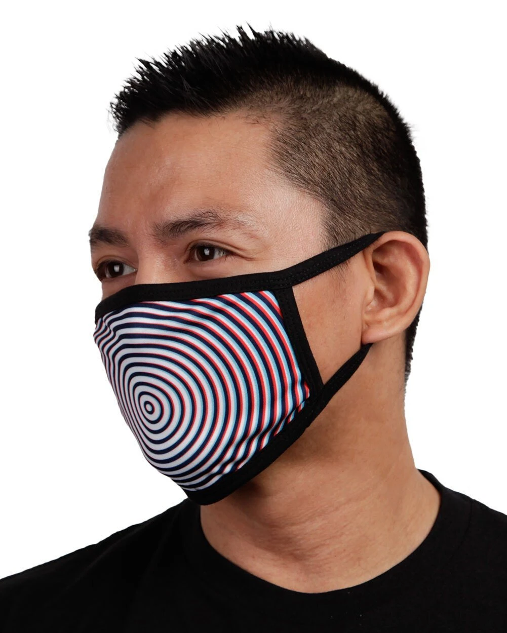 White Label Optical Illusion Face Mask Masks & Bandanas 4 White Label Optical Illusion Face Mask Masks & Bandanas