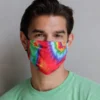 Fydelity Rainbow Tie-Dye Face Mask