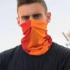INTO THE AM Red And Orange Seamless Mask Bandana Masks & Bandanas