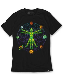 INTO THE AM Sacred Alien Glow-in-the-Dark Tee T-Shirts & Tanks