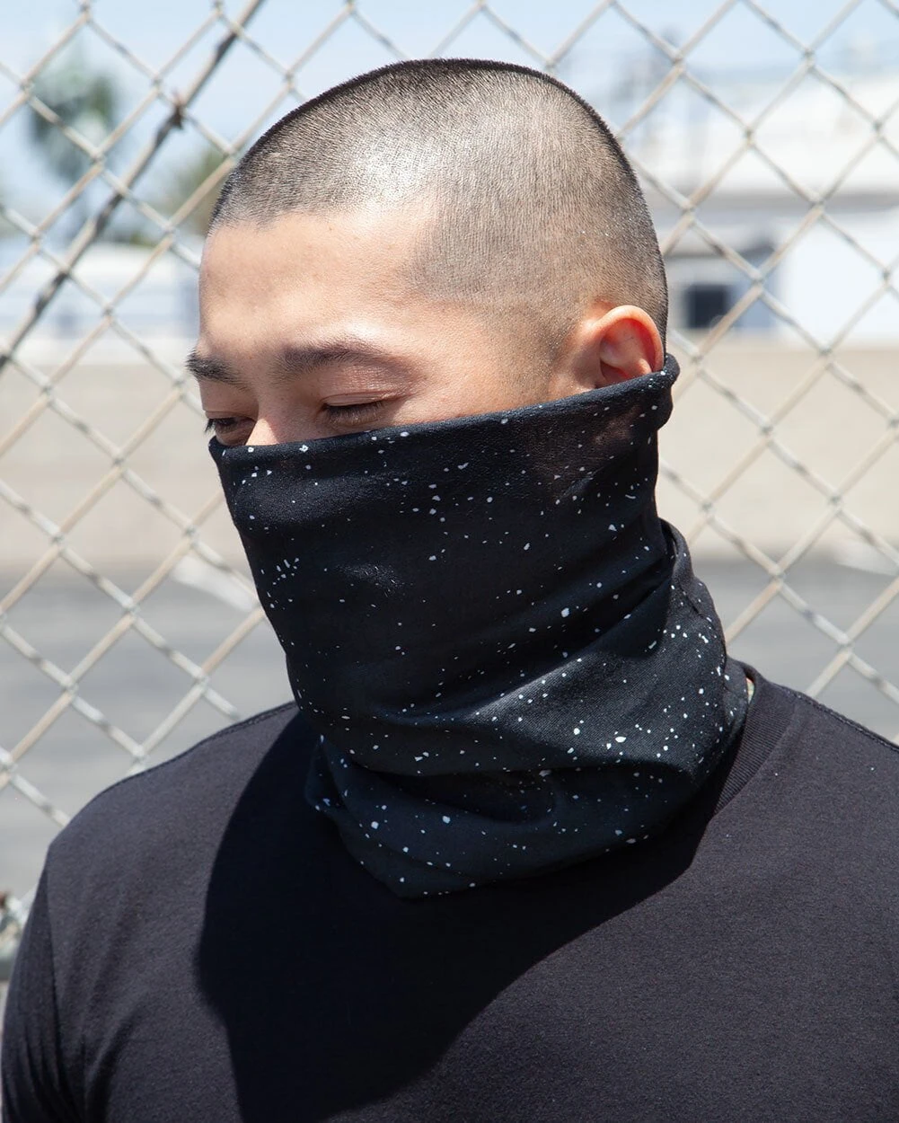 J.S. Industry Corp Paint Splatter Black Seamless Mask Bandana Masks & Bandanas 3 J.S. Industry Corp Paint Splatter Black Seamless Mask Bandana Masks & Bandanas