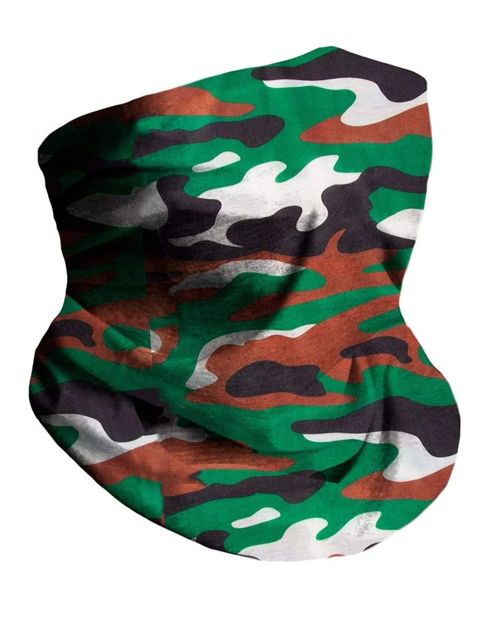 Kimtex Green Brown Combo Camo Seamless Mask Bandana 3 Kimtex Green Brown Combo Camo Seamless Mask Bandana