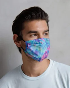 Fydelity Spiral Tie-Dye Face Mask Masks & Bandanas