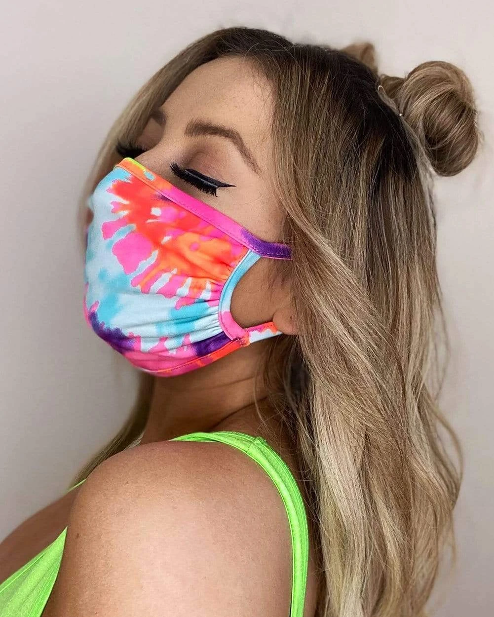 Day G Masks & Bandanas Sunshine Tie Dye Face Mask 4 Day G Masks & Bandanas Sunshine Tie Dye Face Mask