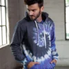 INTO THE AM Whirlpool Purple Tie-Dye Hoodie Hoodies